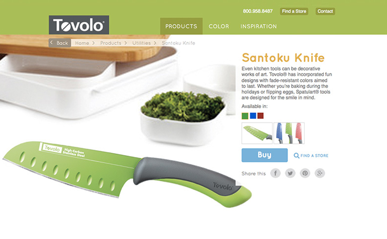 Tovolo single product page